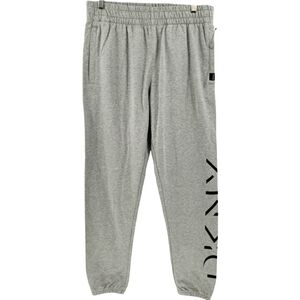 DKNY Sport NWT Jogger Size Small in Gray Spellout on Leg Side Pockets Drawstring
